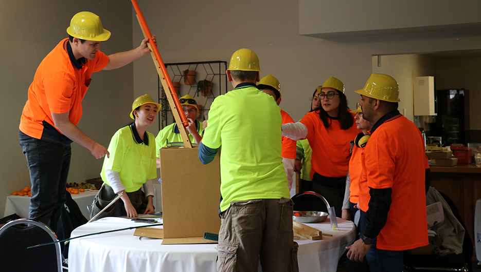 team working together