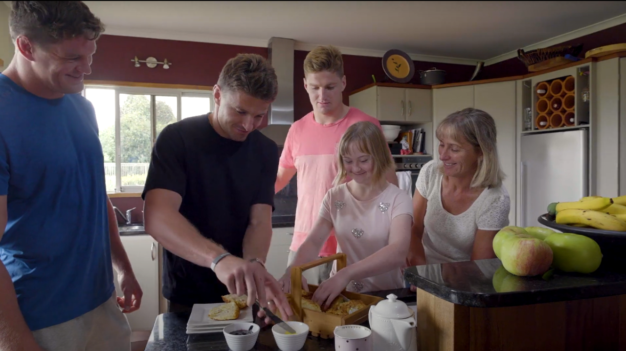 All Black Barrett brothers introduce their amazing sister, Zara