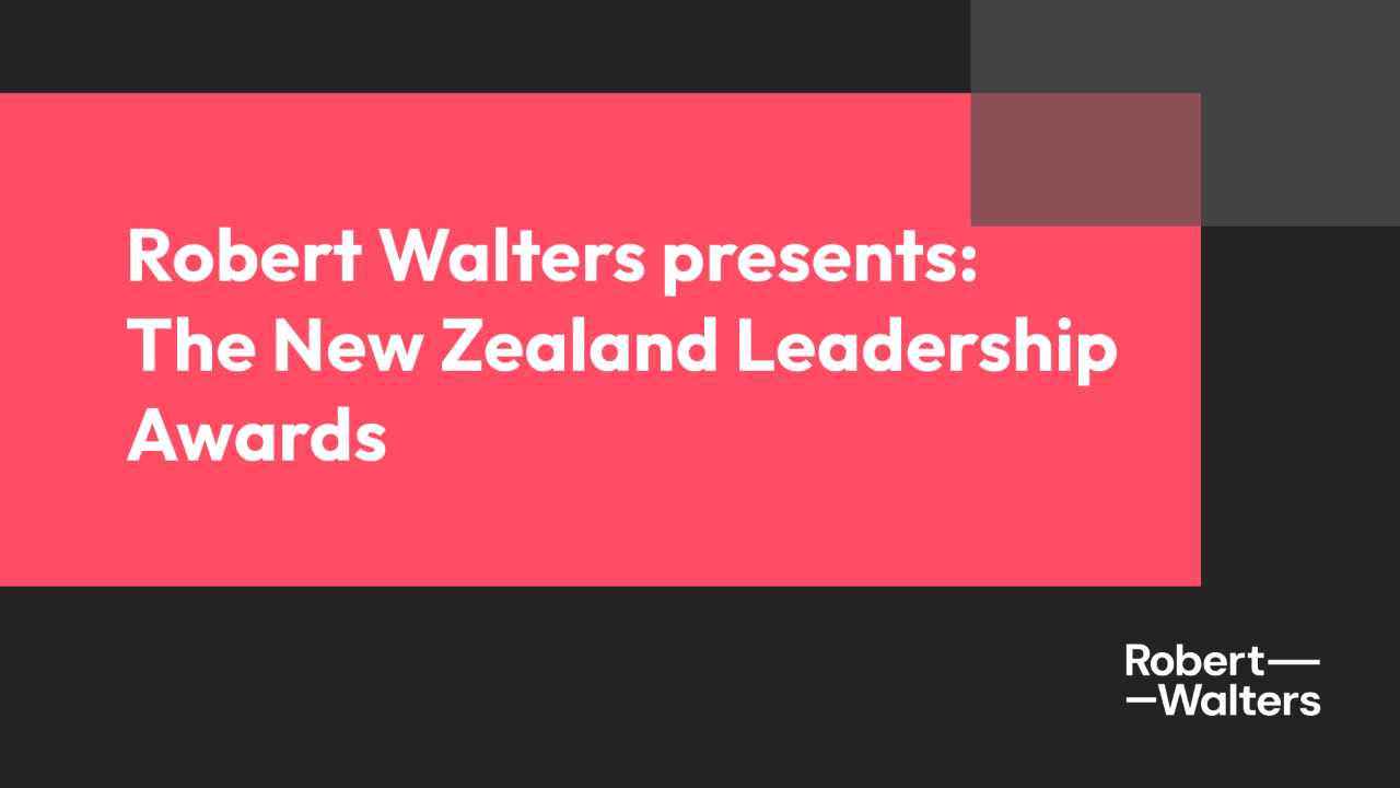 The New Zealand Leadership Awards 2025