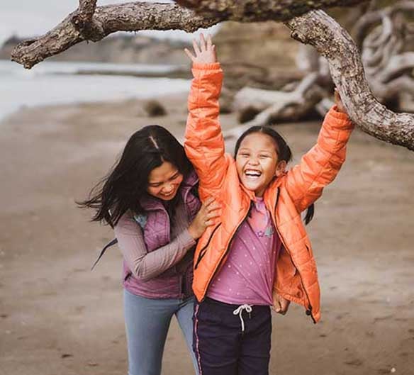 children happy playing together